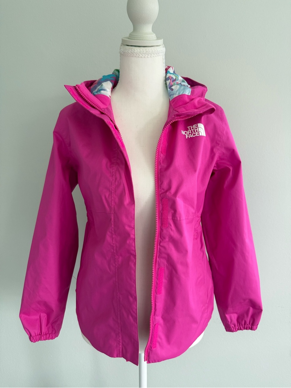 The North Face Girls' Antora Rain Jacket, Linaria Pink, Medium (10-12 Big Kid)